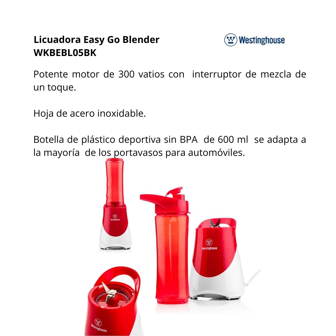Licuadora Easy Go Blender WKBEBL05BK - Imagen 3