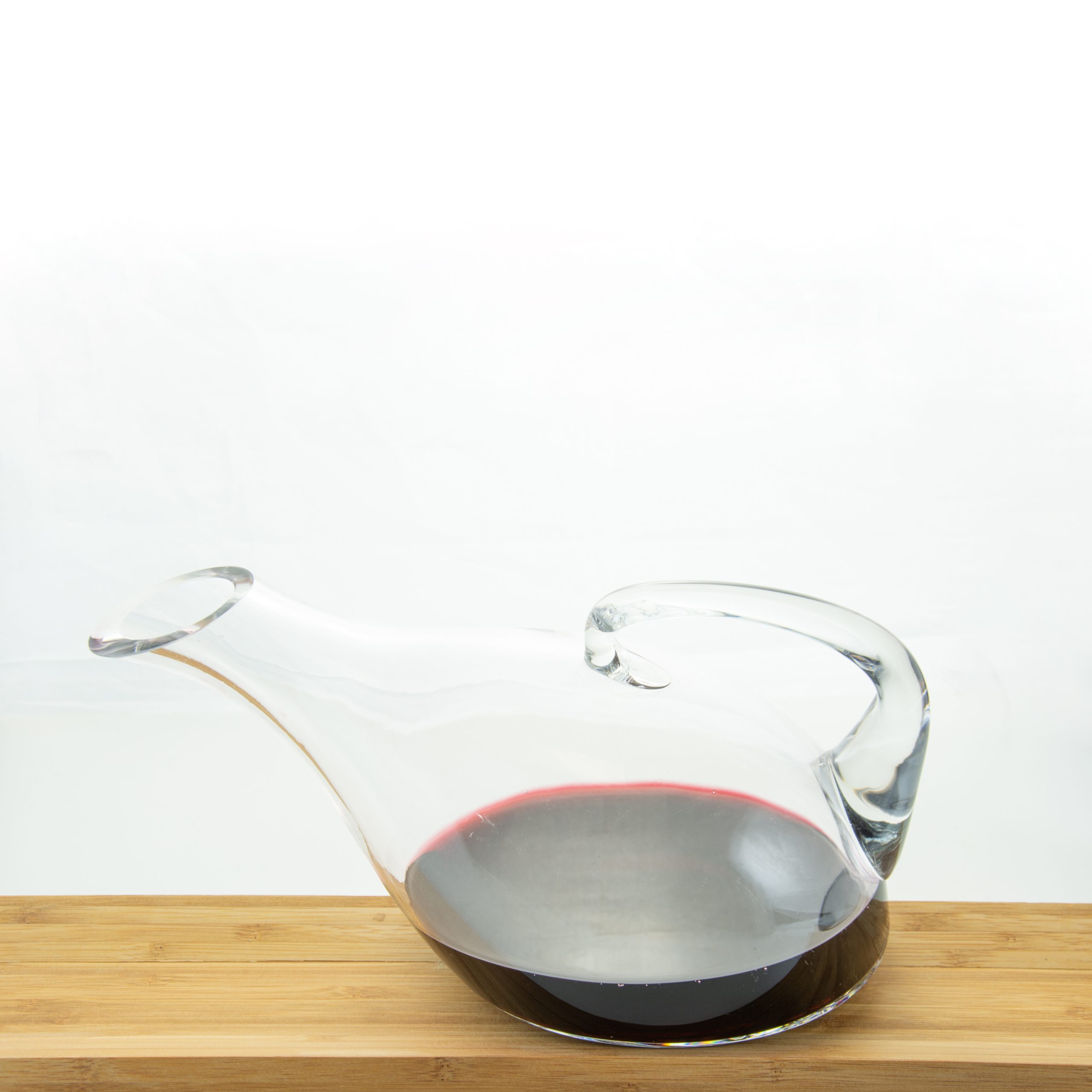 Decantador de vino tipo jarra (1 l) Zino, cristal soplado, artesanal - Imagen 6