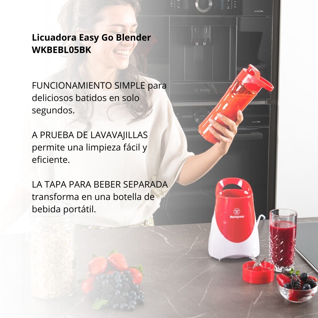 Licuadora Easy Go Blender WKBEBL05BK - Imagen 2