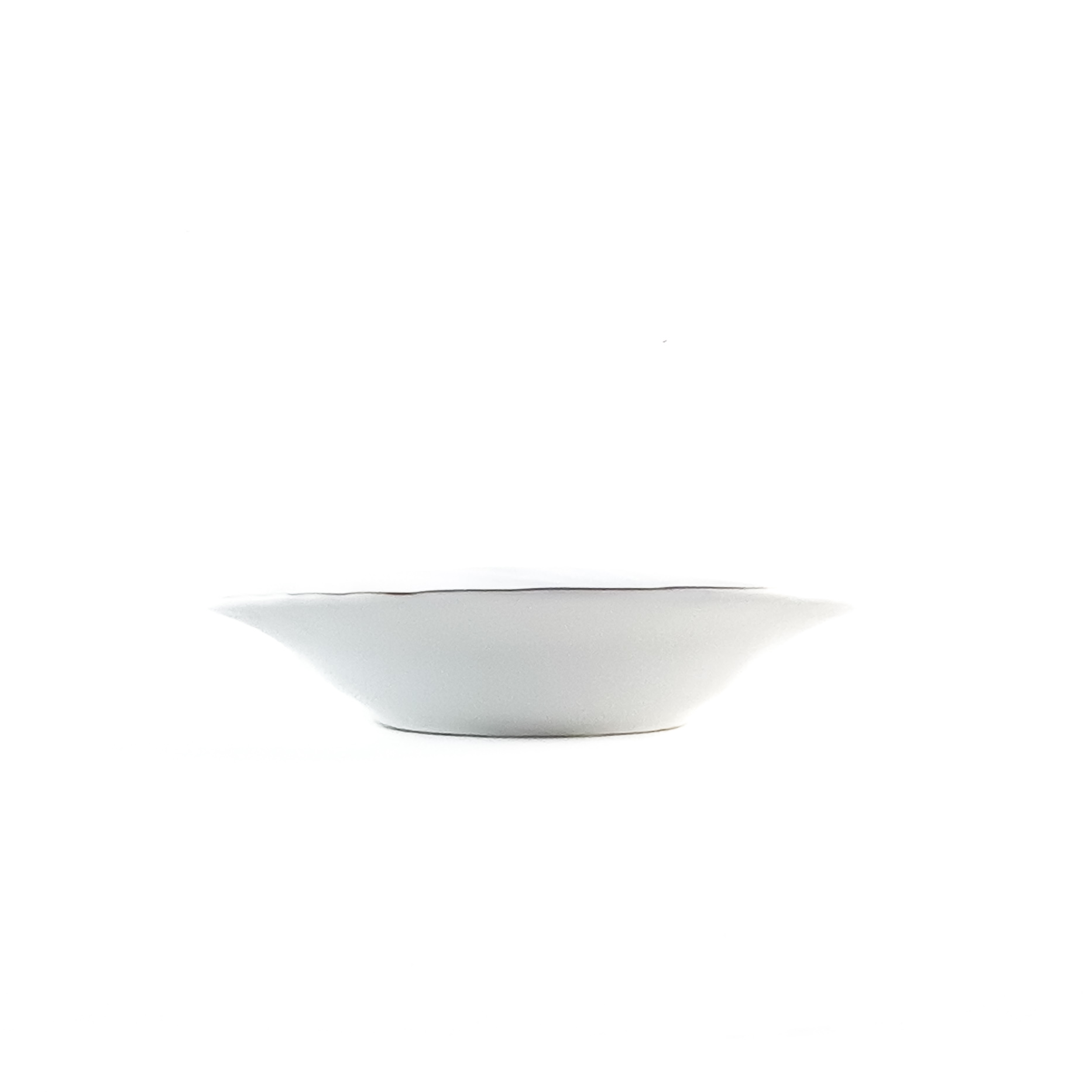 Juego de rabaneras de porcelana blanca (2 piezas) Lubeck R, con filo de oro - Imagen 4